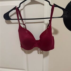 VS Burgundy Underwire Bra